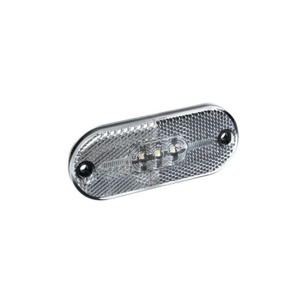 LUZ DE GALIBO 5 LED CON REFLECTOR 24V BLANCA HOMOLOGADA - Imagen 2