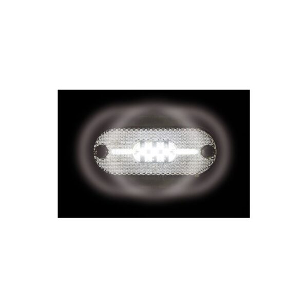 LUZ DE GALIBO 5 LED CON REFLECTOR 24V BLANCA HOMOLOGADA - Imagen 3