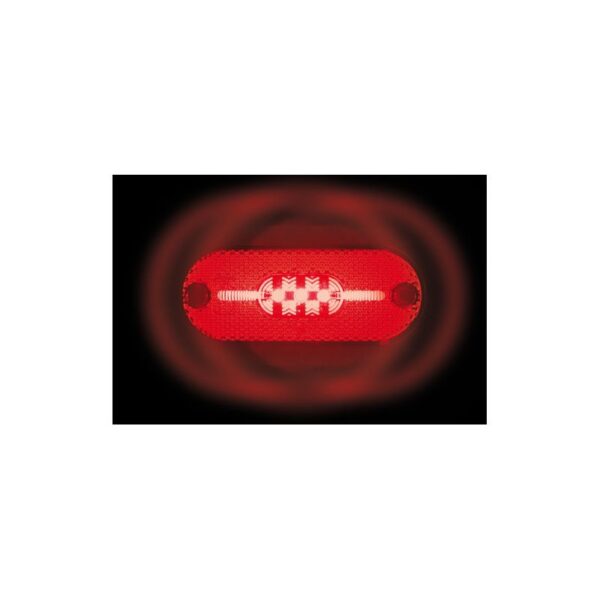 LUZ DE GALIBO 5 LED CON REFLECTOR 24V ROJA HOMOLOGADA - Imagen 2