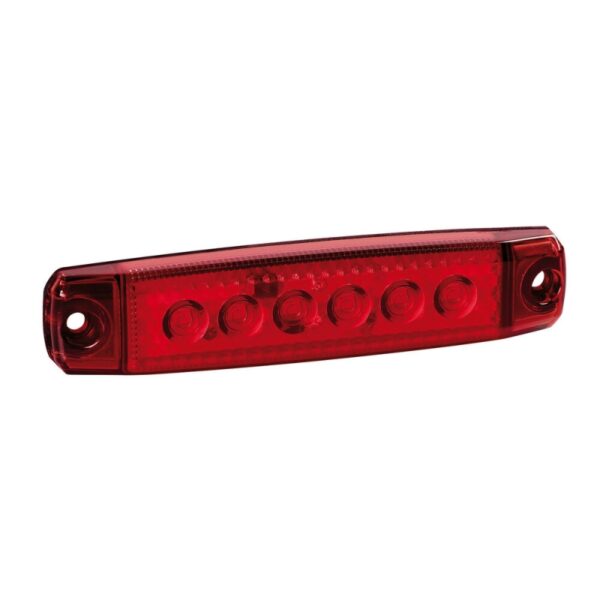 LUZ DE GALIBO 6 LED CON 12/24 V ROJO - Imagen 6