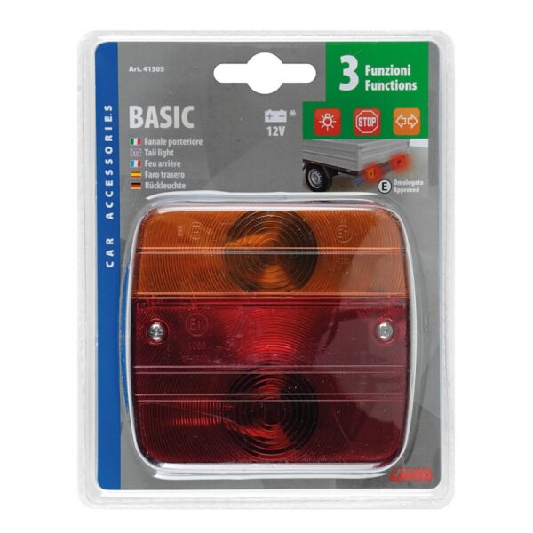 LUZ TRASERA BASIC 3 FUNCIONES POSICION+STOP+INDICADOR - Imagen 2