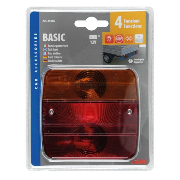 LUZ TRASERA BASIC 4 FUNCIONES POSICION+STOP+INDICADOR+MATRICULA - Imagen 2