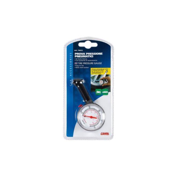 MANOMETRO MEDIDOR DE PRESION  DE PLASTICO PARA NEUMATICOS - Imagen 3