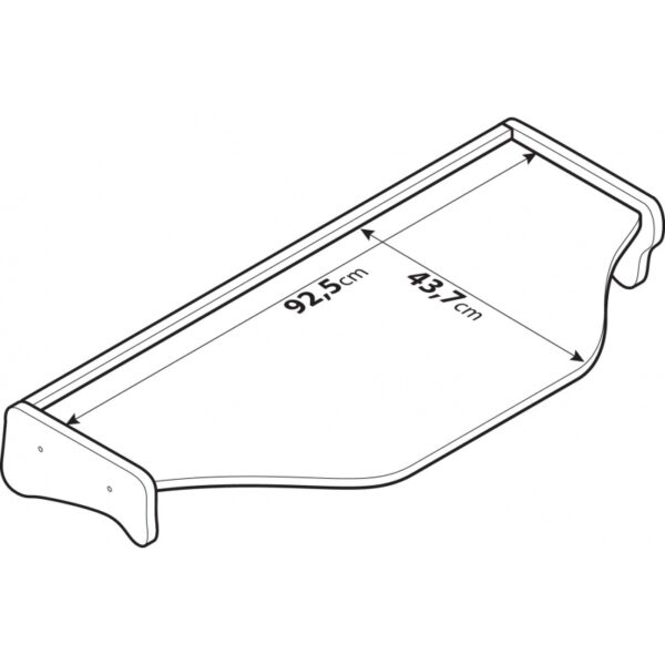MESA DE CABINA DAF XF95 11/01 A 12/07 - Imagen 2