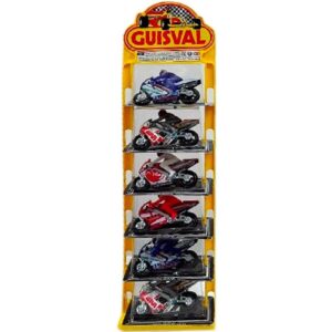 MOTO COMPETICIÓN GUISVAL ESCALA 1:29 (PEDIR MULTILOS 6 UNIDADES)
