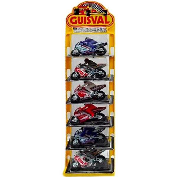 MOTO COMPETICIÓN GUISVAL ESCALA 1:29 (PEDIR MULTILOS 6 UNIDADES)