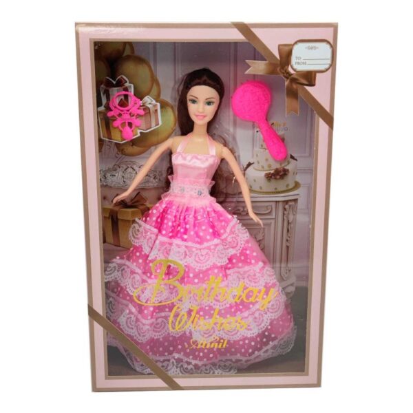 MUÑECA FASHION CON ACCESORIOS 32x17,50x6