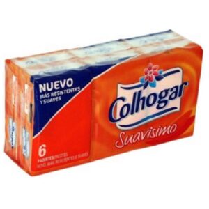 PAÑUELOS DE PAPEL COLHOGAR (PAQUETE 6 UNIDADES)