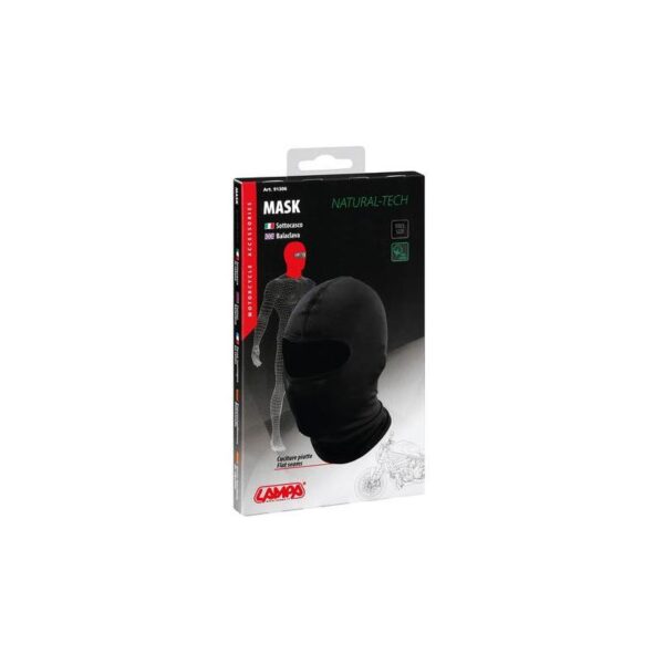 PASAMONTAÑAS DE ALGODON MODELO MASK NEGRO TALLA UNICA - Imagen 2