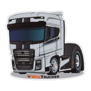 PEGATINA WINTRUCKER TIPO FORD 10x10CM