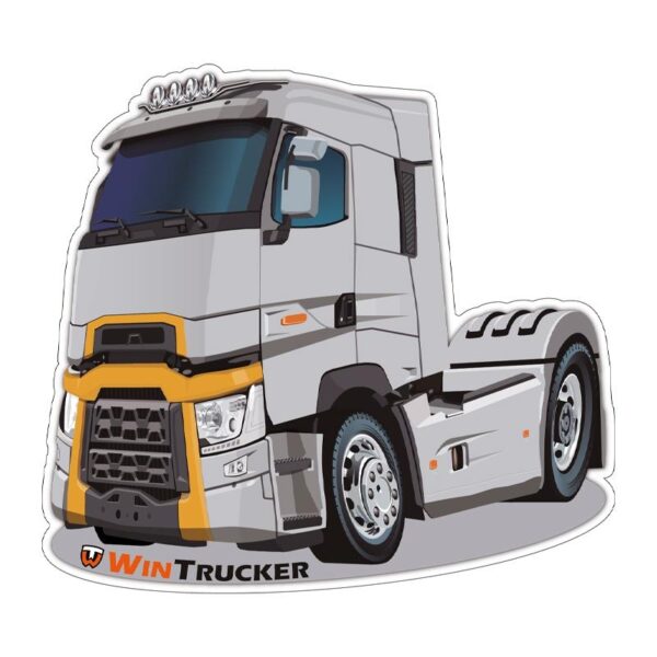 PEGATINA WINTRUCKER TIPO RENAULT 10x10CM