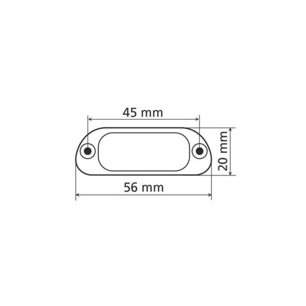 PILOTO LUZ BLANCA MATRICULA 4 LED HOMOLOGADO - Imagen 3