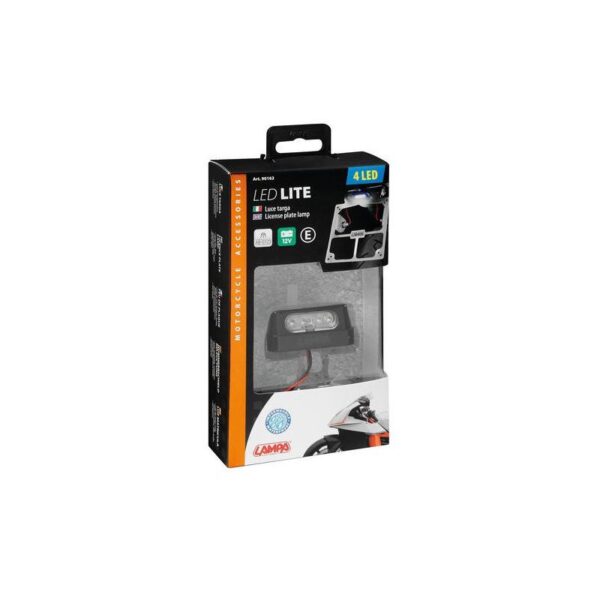 PILOTO LUZ BLANCA MATRICULA 4 LED HOMOLOGADO - Imagen 4