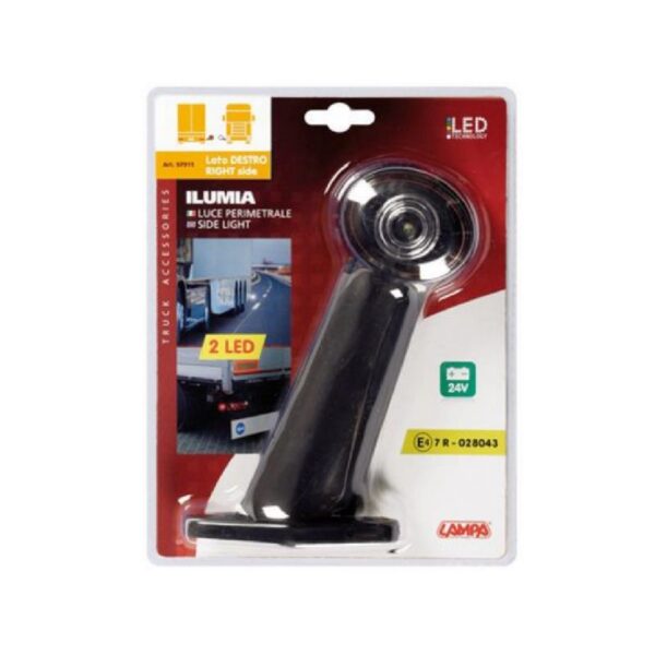PILOTO PERIMETRAL 2 LED 24V 60º DERECHA - Imagen 4