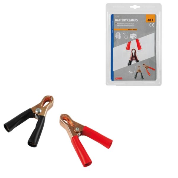 PINZAS DE BATERIA 40A 7 CM - Imagen 2