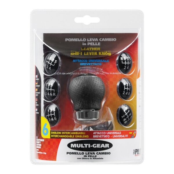 POMO CAMBIO DE MARCHAS  MULTI-GEAR NEGRO - Imagen 3