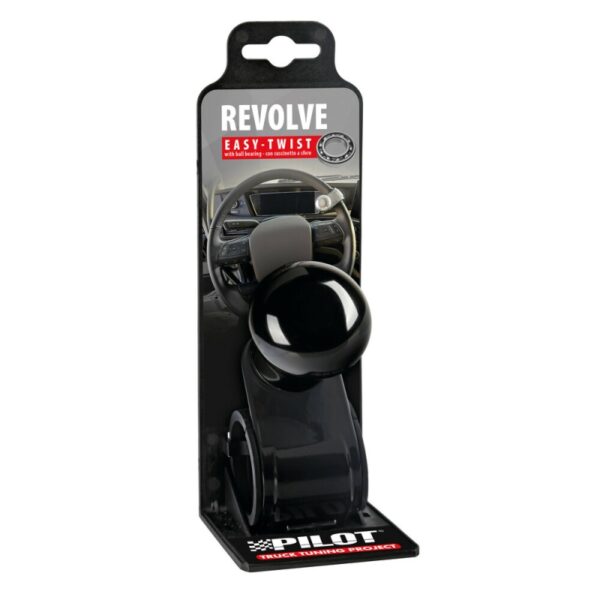 POMO VOLANTE REVOLVE ALUMINIO ANODIZADO NEGRO - Imagen 2