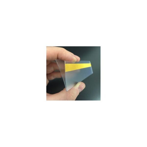 PORTA ETIQUETAS PVC AUTOADHESIVAS TRANSPARENTES 40X1000MM - Imagen 3