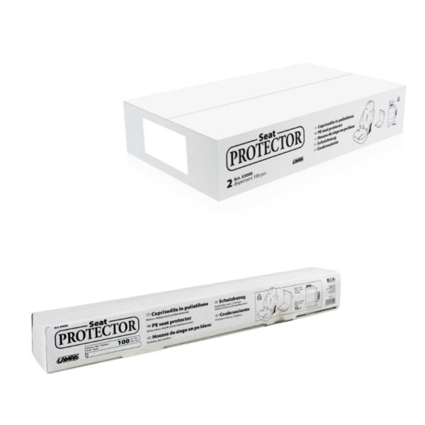 PROTECTOR PARA ASIENTO COLOR BLANCO (DISPENSADOR 100 UNIDS.) - Imagen 2