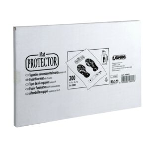 PROTECTOR PARA MOQUETA DE PAPEL BLANCO (DISPENSADOR 200 UNIDS.)