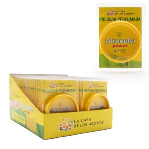 PULSERA CITRONELA PERFUMADA