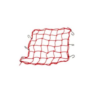 RED ELASTICA MODELO ARAÑA 42X42 CM 6 GANCOS ROJO
