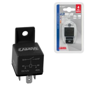 RELE UNIVERSAL 4 PINS 12V 30/40A