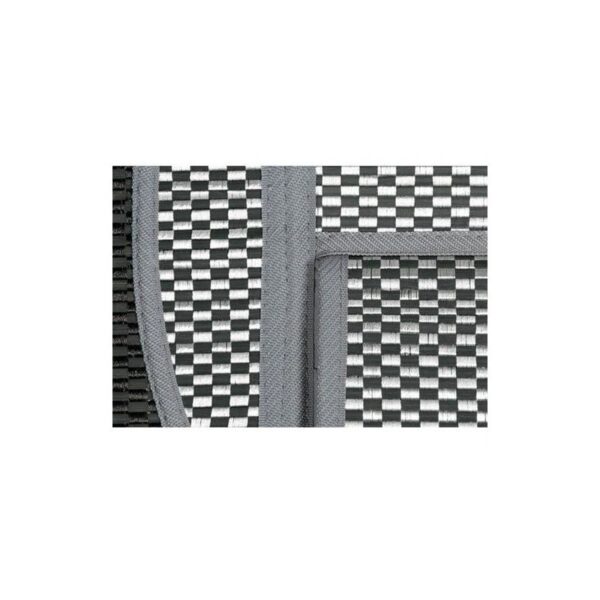 RESPALDO DE ASIENTO DEPORTIVO EN FIBRA DE BAMBU NATURAL GRIS/NEGRO - Imagen 2