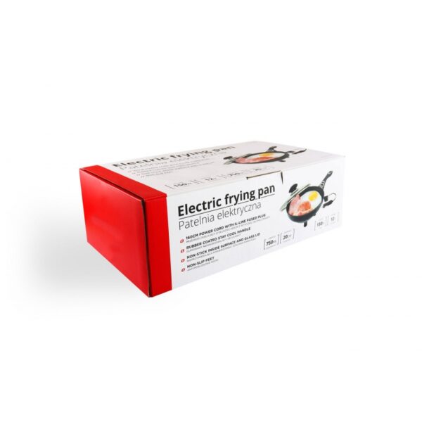 SARTEN ELECTRICA CON TAPA 12V 150W 20CM X 4 CM - Imagen 5
