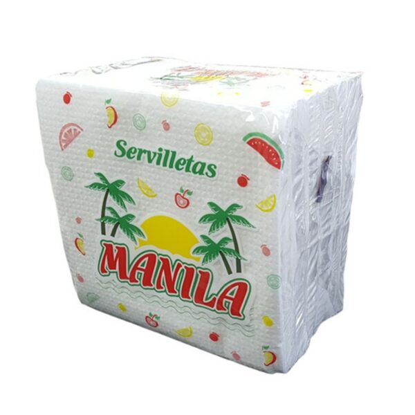 SERVILLETA PAPEL MANILA 30X30 80 UNIDADES
