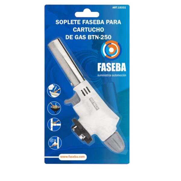 SOPLETE FASEBA PARA CARTUCHO DE GAS BTN-250 - Imagen 4