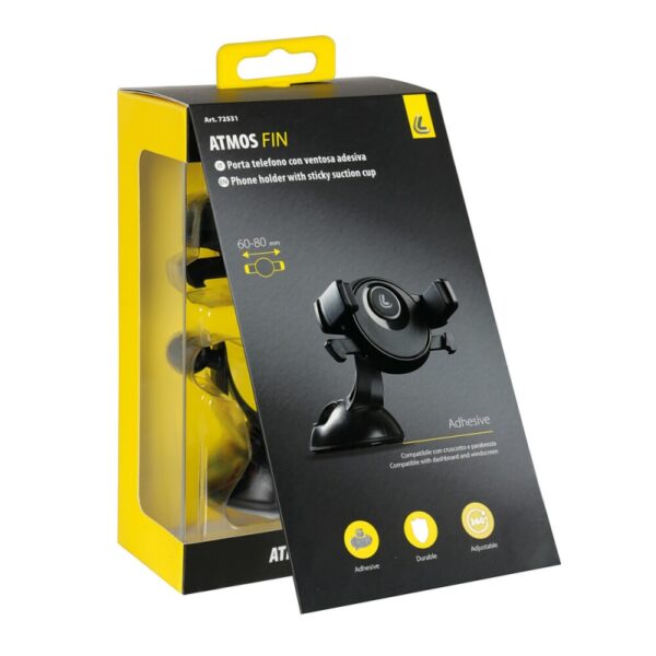 SOPORTE PARA TELEFONO CON VENTOSA ADHESIVA PARA PARABRISAS Y SALPICADERO (ATMOS FIN) - Imagen 15