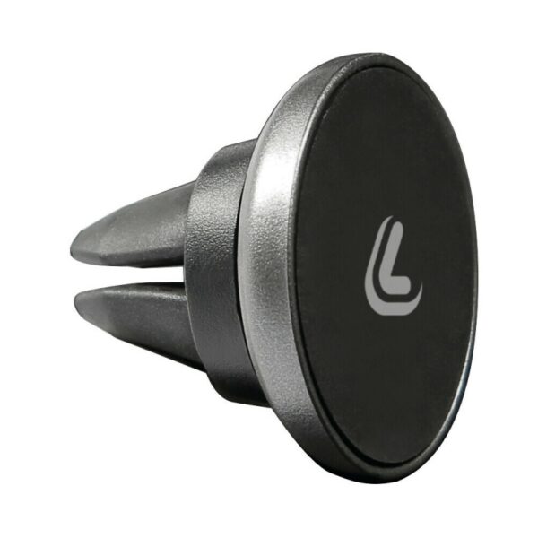 SOPORTE PARA TELEFONO MAGNETICO CON CLIP PARA REJILLA ALUMINIO NEGRO - Imagen 3