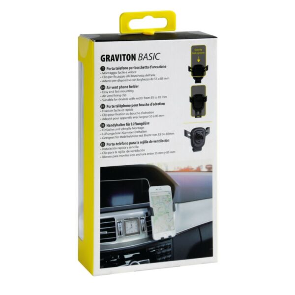 SOPORTE PARA TELEFONO PARA REJILLA DE AIRE CON CLIP (GRAVITON BASIC) - Imagen 19