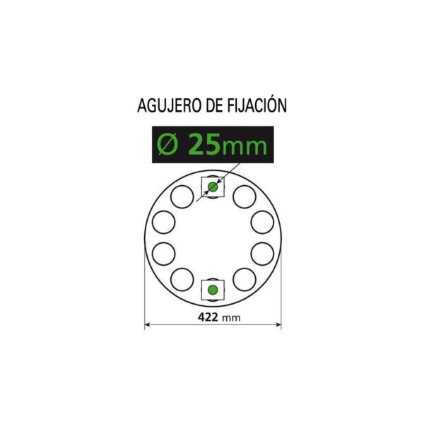 TAPACUBO ACERO INOXIDABLE PARA LLANTAS DE ACERO CHAPA - Imagen 2