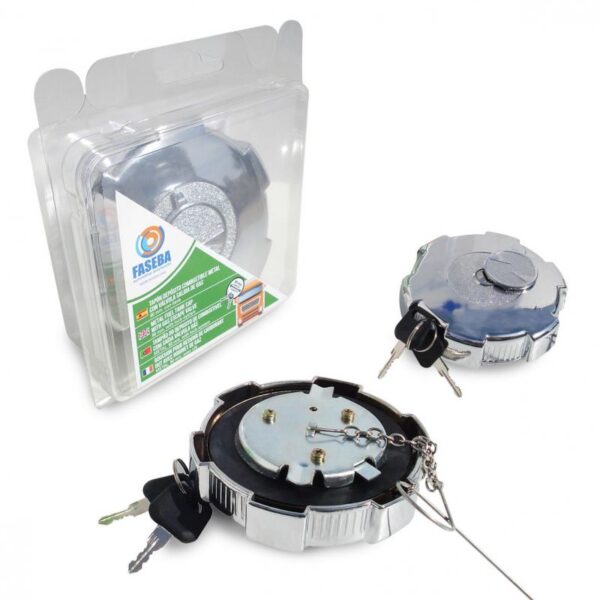 TAPON DEPOSITO COMBUSTIBLE FASEBA METAL CON VALVULA SALIDA DE GAS 80 MM LLAVE