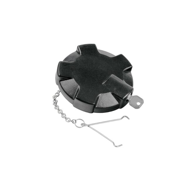 TAPON DEPOSITO COMBUSTIBLE  FASEBA PVC CON LLAVE LATERAL 80 MM CAMION UNIVERSAL - Imagen 2