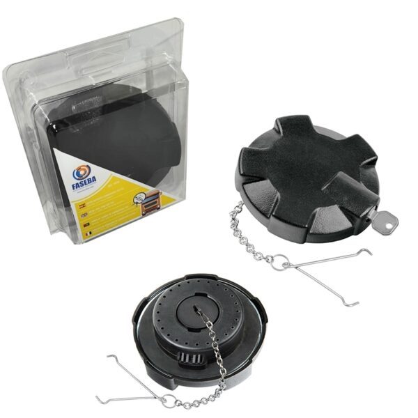 TAPON DEPOSITO COMBUSTIBLE  FASEBA PVC CON LLAVE LATERAL 80 MM CAMION UNIVERSAL - Imagen 3