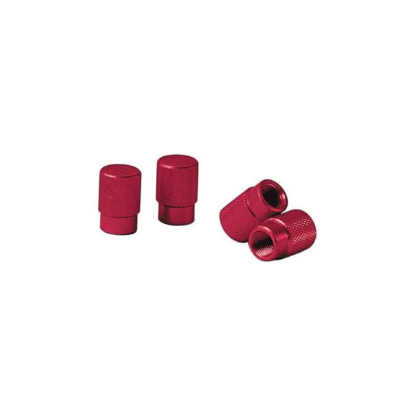 TAPONES VALVULA SPORT CAP ROUND ROJO - Imagen 2