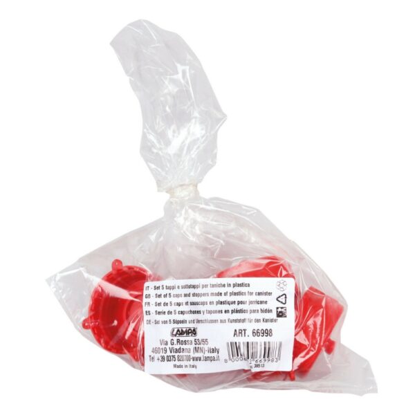 TAPONES Y CAPUCHONES DE PLASTICO PARA BIDON (5 PIEZAS) - Imagen 3