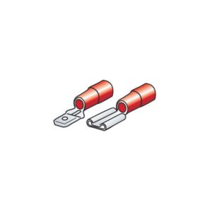 TERMINALES ROJO 0,5-1,5 MM2 20 HEMBRA 20 MACHO