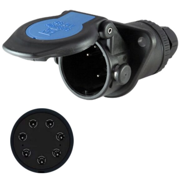 TOMA EBS/ABS 7 PIN 24V CON TORNILLOS - Imagen 4