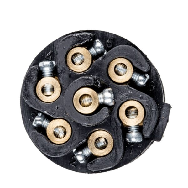 TOMA ELECTRICA METAL TIPO S 24V CON TORNILLOS - Imagen 2
