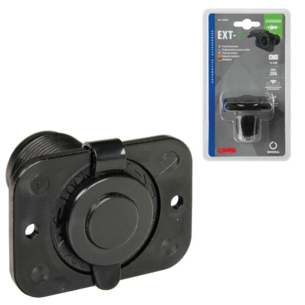 TOMA ENCHUFE MECHERO EXT-1 MAX 20A 12/24V - Imagen 2