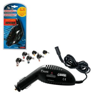 TRANSFORMADOR DE 12/24V A 220V 500MA CONECTORES PARA DISPOSITIVOS INFORMATICOS