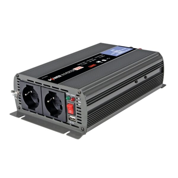 TRANSFORMADOR DE 12V A 220V 1000W CONECTOR USB 5V - Imagen 7