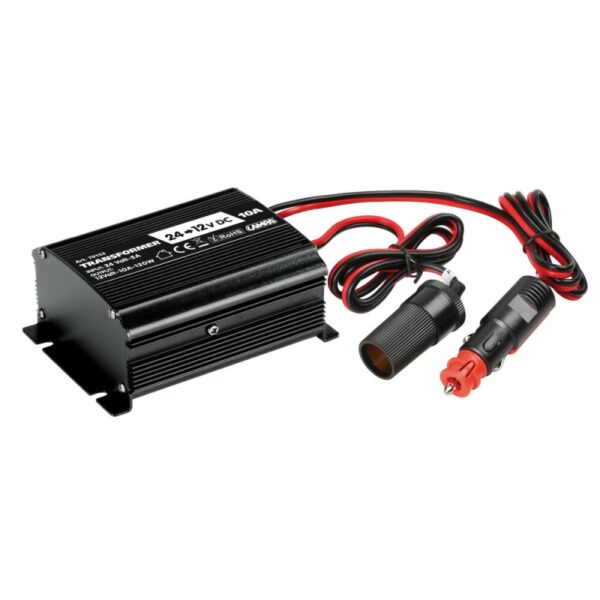 TRANSFORMADOR DE 24V A 12V 10A CABLE 75 CM - Imagen 3