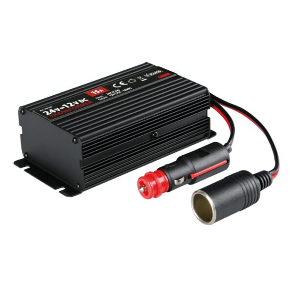 TRANSFORMADOR DE 24V A 12V 15A CABLE 75 CM - Imagen 3