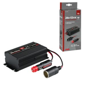 TRANSFORMADOR DE 24V A 12V 15A CABLE 75 CM