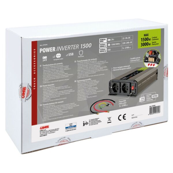 TRANSFORMADOR DE 24V A 220V 1500W - Imagen 11